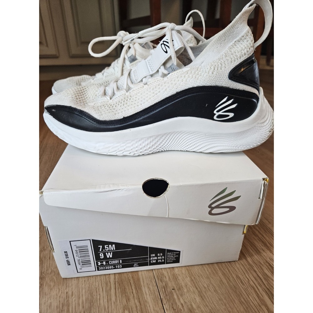 Men's Under Armour Curry Flow‎ 8 Zen Flow Basketball Shoes - Men 7.5 - Womens 9
